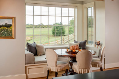 Inspiration for a country dining room remodel in Philadelphia