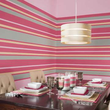 Striped Dining Room