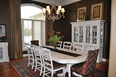 Elegant dining room photo in Cincinnati