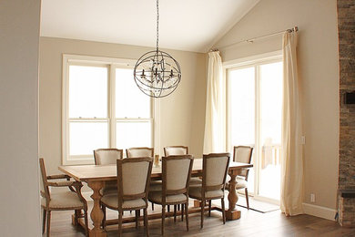 Dining room - transitional dining room idea in Salt Lake City