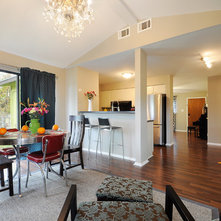 Contemporary Dining Room by Michelle Thomas Design