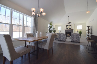 This is an example of a classic dining room in Milwaukee.