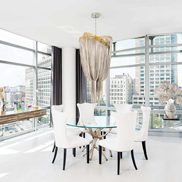 Swanky Penthouse Petit Dining Room