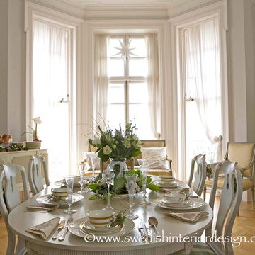 Swedish Gustavian Dining Room