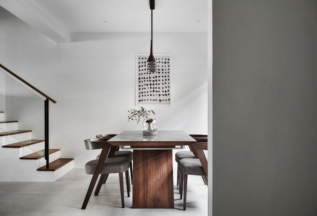 Contemporary Dining Room by Icon Interior Design Pte Ltd