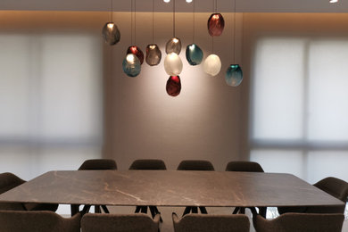 Immagine di una sala da pranzo design