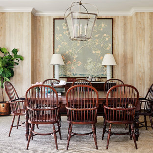 75 Beautiful Dark Wood Floor Dining Room Pictures & Ideas - August