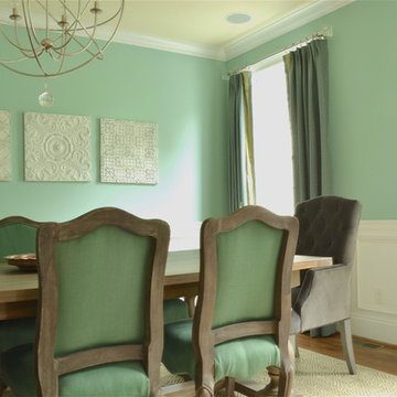 Teal Dining Room