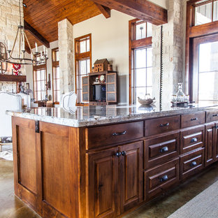 75 Beautiful Craftsman Concrete Floor Dining Room Pictures Ideas October 21 Houzz