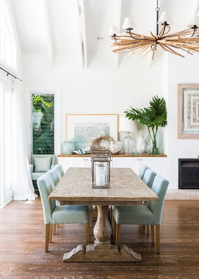 Beach Style Dining Room by Dan the Sparky Man