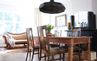 My Houzz: Buried Treasure in an Eclectic Bachelor Pad