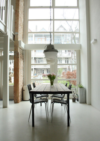 Industrial Dining Room by Holly Marder