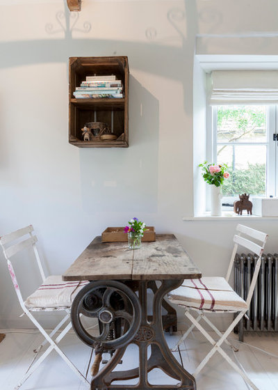 Shabby-Chic Style Dining Room by Chris Snook