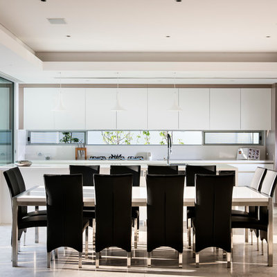 Great room - contemporary great room idea in Perth