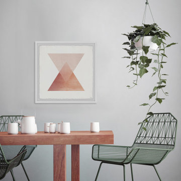"The Triangle" Framed Painting Print
