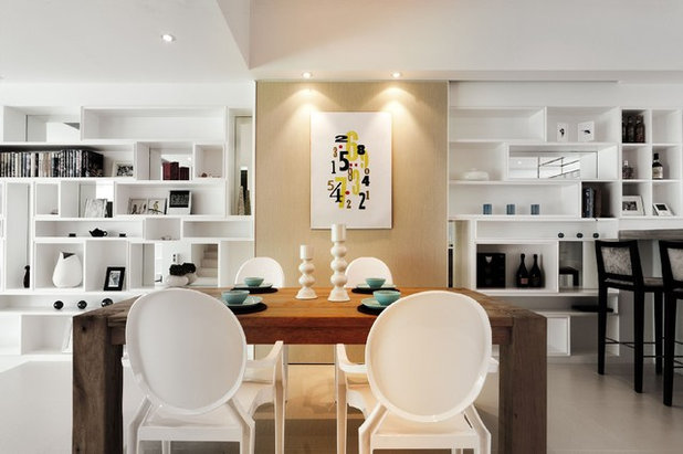 Contemporary Dining Room by S.I.D.Ltd.