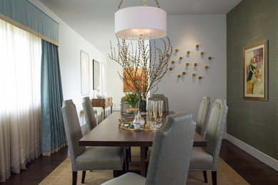 Transitional dining room photo in San Francisco