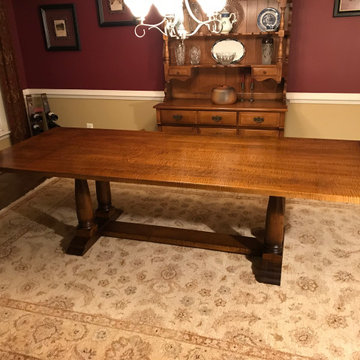 Tiger Maple Dining Room Table