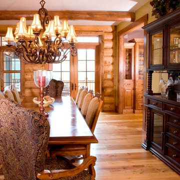 Timber Creek Lodge by Wisconsin Log Homes - www.wisconsinloghomes.com