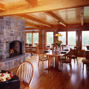 Timber Frame Dining Room