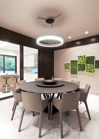 Contemporary Dining Room by Architology