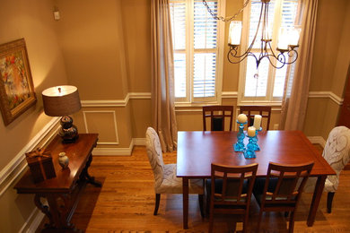Elegant dining room photo in Toronto