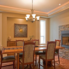 Traditional Dining Room by Clay Construction Inc.