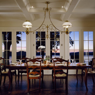 Example of a classic dining room design in Seattle