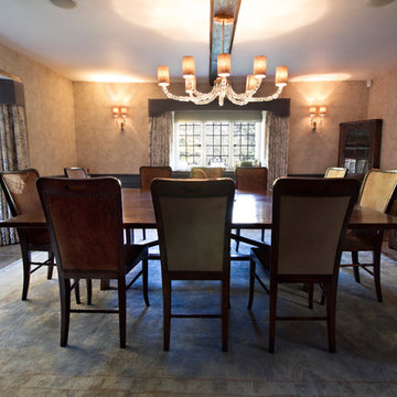 Traditional Dining Room for Country Manor House- Hertfordshire