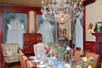 Elegant dining room photo in Minneapolis