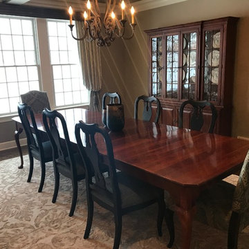 Traditional Living and Dining Room