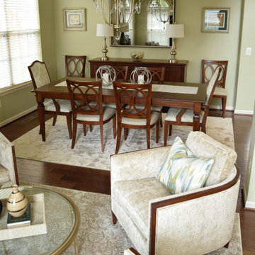 Tranquil Living and Dining Rooms- Potomac Falls, VA