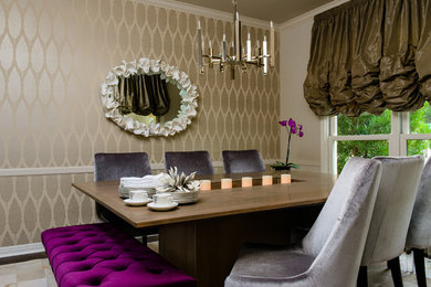 Transitional Chic Dining Room