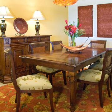 Transitional Dining Room Design Ho'olei at Grand Wailea