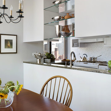 Transitional Kitchen & Dining Room
