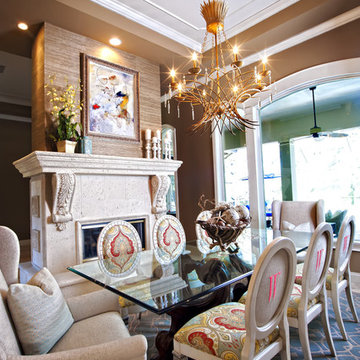 Trendy, Timeless, Transitional Dining Room