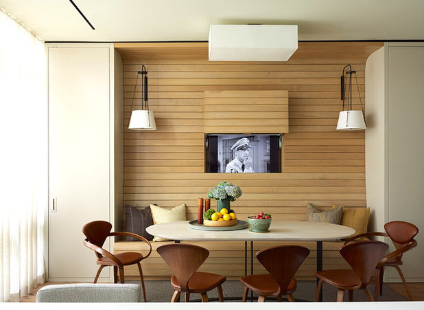 Contemporary Dining Room by Ben Herzog