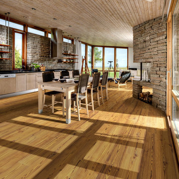 True Hardwood Flooring - Amber Pine