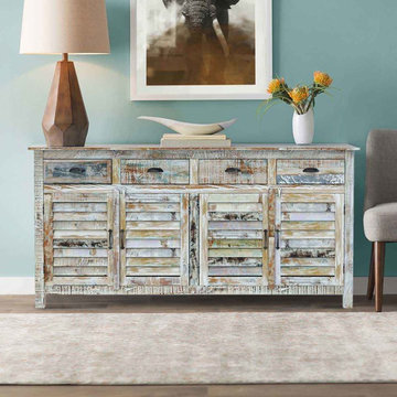 Tucson Rainbow Rustic Reclaimed Wood Sideboard