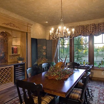 Tuscan style interiors for a Bend OR home.