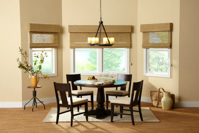 Design ideas for a classic dining room in Atlanta.