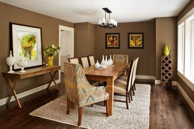 Example of a classic dining room design in Portland