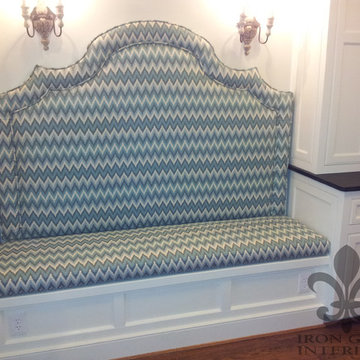 Upholstered banquette