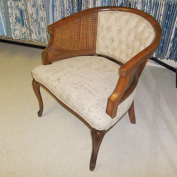 Upholstery Project of an Antique Chair