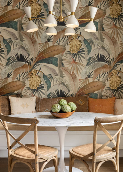 Eclectic Dining Room by Deborah French Designs