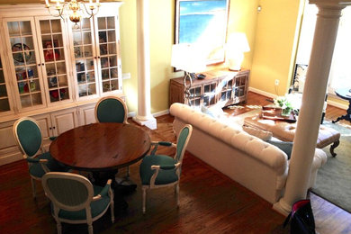 Example of a beach style dining room design in DC Metro
