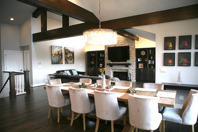 Inspiration for a timeless dining room remodel in Seattle