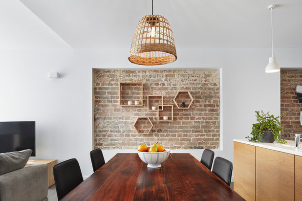 Contemporary Dining Room by elaine richardson architect
