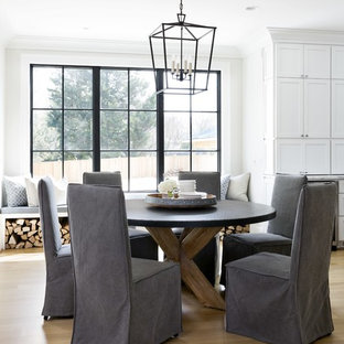75 Beautiful Farmhouse Dining Room, Houzz Round Dining Table And Chairs