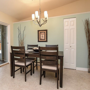 Vacant Home Staging - In a Hot Market - Dining Area
